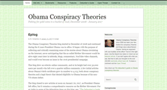 Desktop Screenshot of obamaconspiracy.org